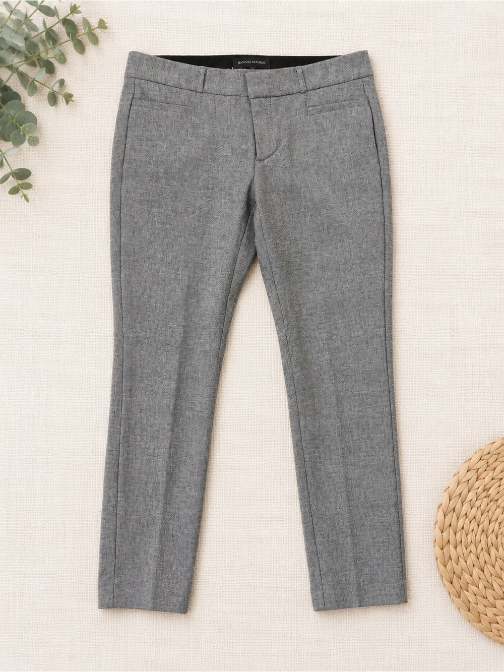 Banana Republic Gray Slim Dress Pants